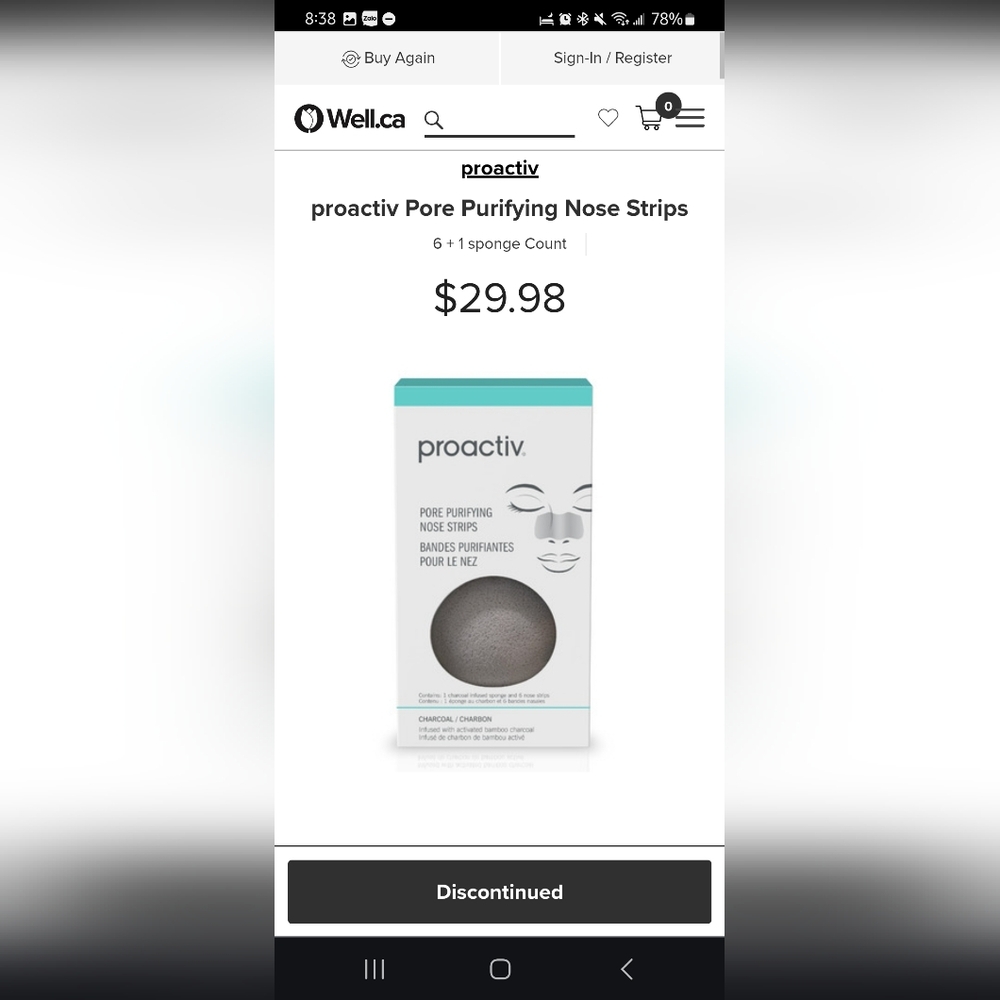 Proactiv Nose Purifying Nose strip